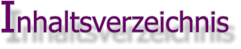 Inhaltsverzeichnis