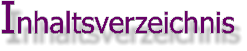 Inhaltsverzeichnis