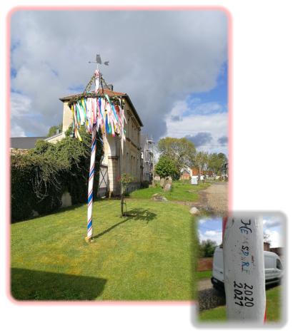Der Hemsdorfer Maibaum 2021.